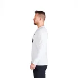 Pánske turistické tričko s dlhým rukávom NORTHFINDER CLAIR-377white · záber 3