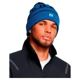 Pánska zimná čiapka UNDER ARMOUR M Halftime Pom Beanie-BLU · záber 3
