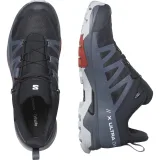 Pánska nízka turistická obuv SALOMON X Ultra 4 GTX carbon bering sea pearl blue · záber 4
