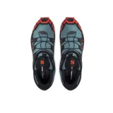 Pánska bežecká trailová obuv SALOMON Speedcross 6 GTX M north atlantic black cherry tomato · záber 4