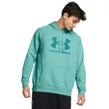 Pánska zateplená mikina s kapucňou UNDER ARMOUR UA Rival Fleece Logo HD-GRN · záber 1