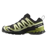 Pánska bežecká trailová obuv SALOMON XA Pro 3D V9 GTX M black lime cream dark citron · záber 3