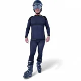 Pánske termo tričko s dlhým rukávom BLIZZARD SHORT CUT-Mens long sleeve, anthracite neon yellow · záber 4
