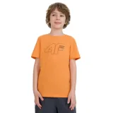 Chlapčenské tričko s krátkym rukávom 4F JUNIOR TSHIRT M2185-70S-ORANGE · záber 1
