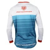 Pánsky cyklistický dres s dlhým rukávom MONDRAKER Enduro Trail Jersey long, petrol white red · záber 3
