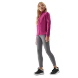 Dievčenské legíny 4F JUNIOR TIGHTS-JAW23TTIGF093-23M-DARK GREY MELANGE · záber 2