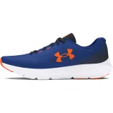 Chlapčenská športová obuv (tréningová) UNDER ARMOUR UA BGS Charged Rogue 4 tech blue black orange blast · záber 4