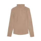 Dámska lyžiarska flisová mikina 4F FLEECE UNDERWEAR-WAW24UFLEF048-82S-LIGHT BROWN · záber 5