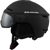 Lyžiarska prilba so štítom BLIZZARD Edge Visor ski helmet, black matt, orange lens, silver mirror S2 · záber 2