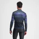 Pánsky cyklistický dres s dlhým rukávom SPORTFUL Flow supergiara thermal jersey, galaxy blue black · záber 3