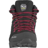 Dámska členková turistická obuv SALEWA Alp Mate Mid PTX W black out virtual pink · záber 3