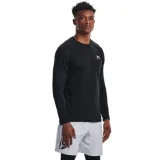 Pánske kompresné tričko s dlhým rukávom UNDER ARMOUR UA CG Armour Fitted Crew-BLK · záber 1