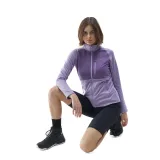 Dámska turistická mikina so zipsom 4F SWEATSHIRT FNK-4FWSS24TFSWF316-52S-LIGHT VIOLET · záber 5