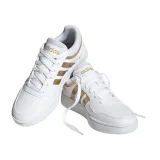 Dámska rekreačná obuv ADIDAS Hoops 3.0 cloud white cloud white matt gold · záber 4