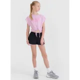 Dievčenské tréningové tričko s krátkym rukávom 4F JUNIOR TSHIRT FNK F1184-56S-LIGHT PINK · záber 4