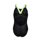 Dievčenské plavecké jednodielne plavky ARENA SWIMSUIT V BACK GRAPHIC Black · záber 5
