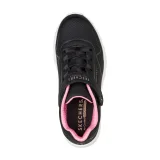 Dievčenská rekreačná obuv SKECHERS Uno Lite K black rose gold · záber 4