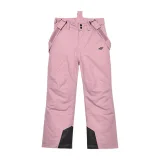 Dievčenské lyžiarske nohavice 4F JUNIOR TROUSERS FNK-JAW23TFTRF353-53S-DARK PINK · záber 5