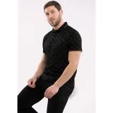 Pánske polo tričko s krátkym rukávom VOLCANO O-GOTI-700-BLACK · záber 4