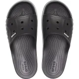 Šlapky (plážová obuv) CROCS Bayaband Slide U black white · záber 2