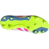 Chlapčenské futbalové kopačky outdoorové ADIDAS Predator League Jr FG MG cloud white lucid pink lucid lemon · záber 5