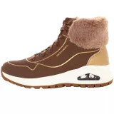 Dámske členkové zimné topánky SKECHERS Uno Rugged Zip Up taupe gold · záber 4