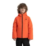 Chlapčenská lyžiarska bunda 4F JUNIOR TECHNICAL JACKET-JAW23TTJAM298-70S-ORANGE · záber 1