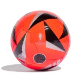Futbalová lopta ADIDAS EURO24 CLB SOLRED BLACK SILVMT · záber 1