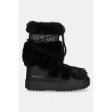 Dámske vysoké zimné topánky MOON BOOT MB LTRACK FAUX FUR HIGH, N001 BLACK · záber 2