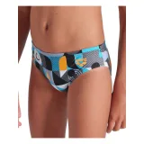 Chlapčenské plavecké plavky ARENA BOYS WALLPAPER BRIEFS-BLACK MULTI · záber 2