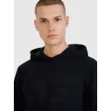 Pánska mikina s kapucňou 4F SWEATSHIRT M1585-20S-DEEP BLACK · záber 5