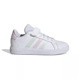 Dievčenská rekreačná obuv ADIDAS Grand Court 2.0 K cloud white clear pink · záber 1