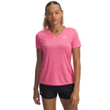 Dámske tréningové tričko s krátkym rukávom UNDER ARMOUR Tech SSV- Twist-PNK · záber 1