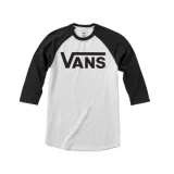 Pánske tričko s krátkym rukávom VANS CLASSIC RAGLAN-WHITE-BLACK · záber 2