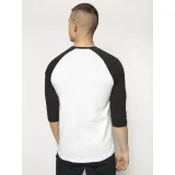 Pánske tričko s krátkym rukávom VANS STYLE 76 RAGLAN-WHITE-BLACK · záber 3