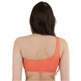 Dámske plavky vrchný diel FUNDANGO Madison One Shoulder Top-354-sugar coral · záber 2