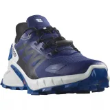 Pánska bežecká trailová obuv SALOMON Supercross 4 M blue print black lapis blue · záber 3