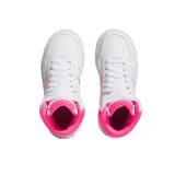 Dievčenská rekreačná obuv ADIDAS Hoops 3.0 Mid K cloud white orchid fusion lucid pink · záber 4