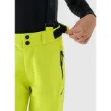 Chlapčenské lyžiarske nohavice 4F JUNIOR TROUSERS FNK-JWAW24TFTRM656-45S-CANARY GREEN · záber 4