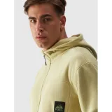 Pánska flisová mikina so zipsom 4F FLEECE-WAW24TFLEM252-44S-OLIVE · záber 2