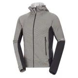 Pánska turistická mikina so zipsom NORTHFINDER EGON 807lightgreenblack · záber 4