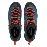 Pánska nízka turistická celokožená obuv SALEWA Wildfire Leather GTX M dark denim black · záber 4