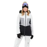 Dámska lyžiarska bunda FUNDANGO Salina Padded Jacket-100-white · záber 1