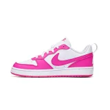 Dievčenská rekreačná obuv NIKE Court Borough Low Recraft Jr white laser fuchsia · záber 2