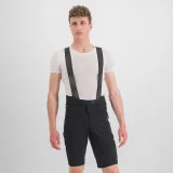 Pánske cyklistické nohavice SPORTFUL Supergiara overshort, black · záber 2