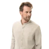 Pánska košeľa s dlhým rukávom VOLCANO LANGE 102-BEIGE · záber 1