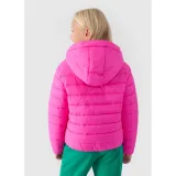 Dievčenská bunda 4F JUNIOR DOWN JACKET-JWAW24TDJAF449-55S-HOT PINK · záber 5