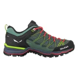Dámska nízka turistická obuv SALEWA Mountain Trainer Lite GTX W feld green flue coral · záber 2