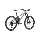 Horský bicykel MONDRAKER Superfoxy, racing silver vortex grey earth red · záber 3