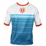 Cyklistický dres s krátkym rukávom MONDRAKER Enduro Trail Jersey short, petrol white red · záber 1